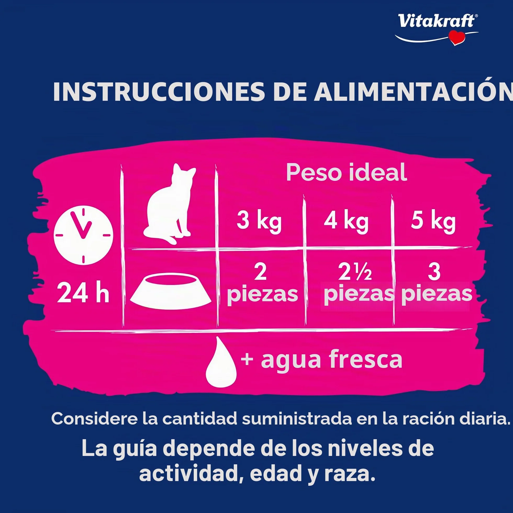 Vitakraft Liquid Snack para gatos, golosinas para gatos en Mega Pack, textura cremosa, con ternera, con pollo, con salmón, 1 paquete de almacenamiento (48x 15g)