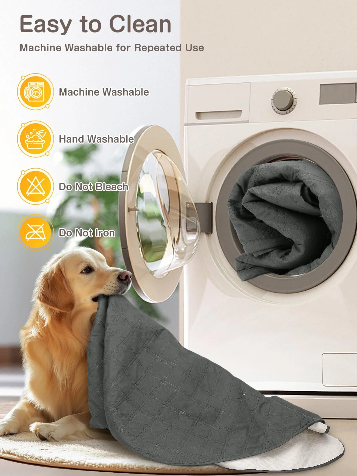 Manta impermeable para perro, funda de cama suave para mascotas, tapete antideslizante, protector de muebles, lavable, a prueba de arañazos, resistente al pelo de mascotas, para cachorros