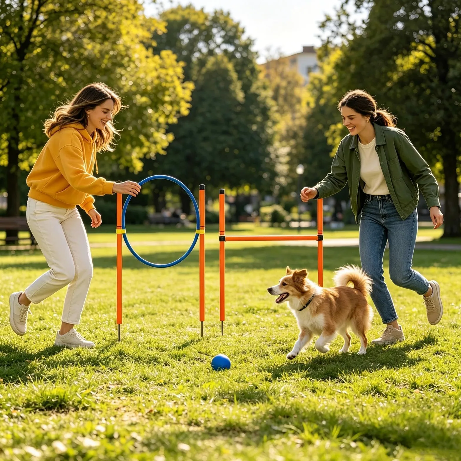 Equipo de adiestramiento en agilidad para perros Juego de Entrenamiento con | equipo lúdico para perros en el jardín para Jardín, Parque, Playa, Zona Recreo, Campo, Competición, Recreación al