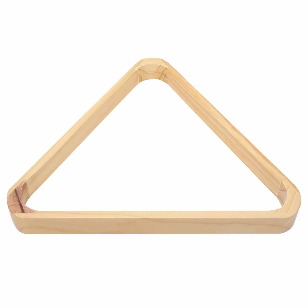 Estante de Bolas de Billar Triangular de Madera PerGar