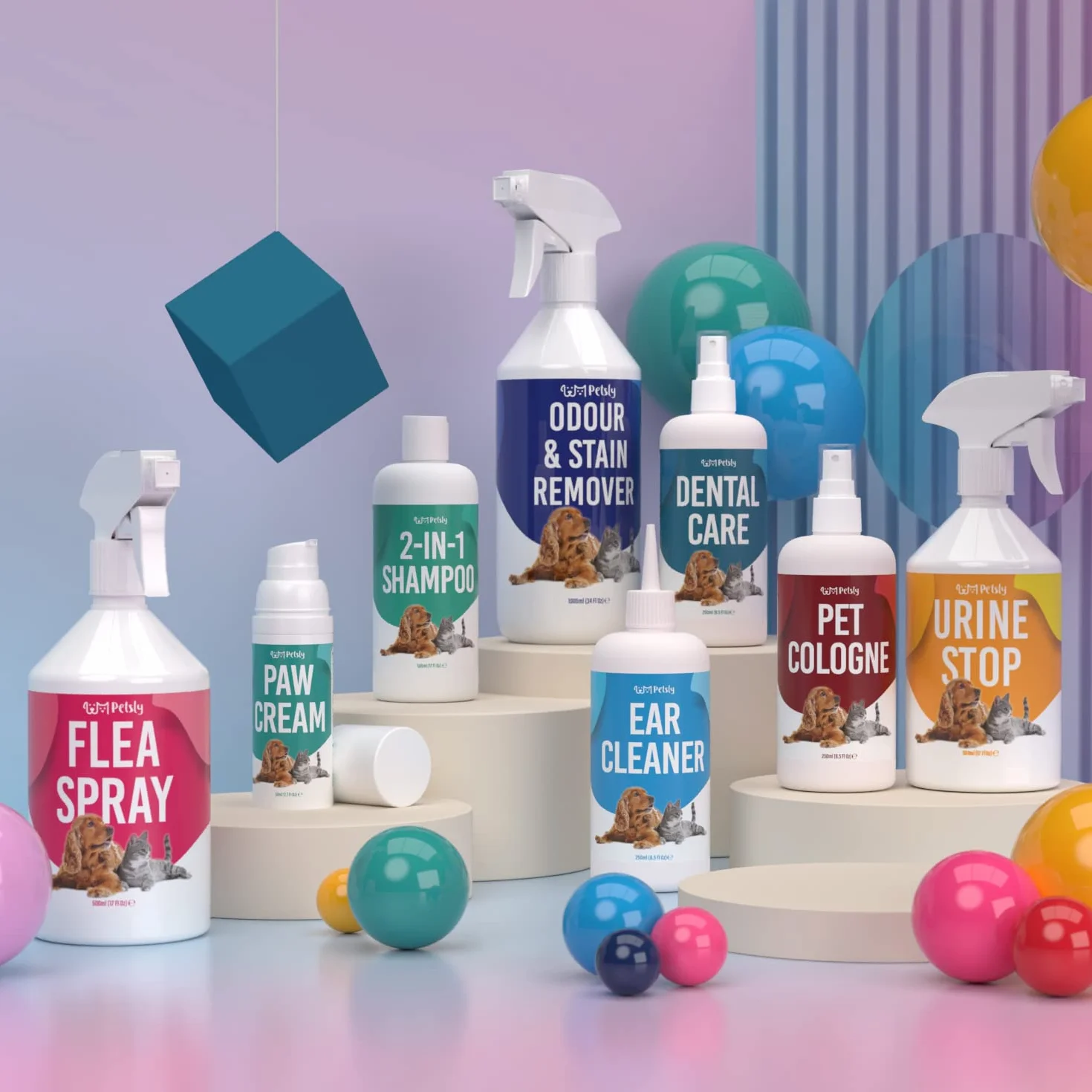 Petsly® Spray Dental Perros y Gatos - 250ml - Elimina el Mal Aliento, Reduce Sarro y Placa - Higiene Bucal sin Cepillado ni Enjuague - Ingredientes Naturales, Seguro si se Ingiere - Calidad Alemana