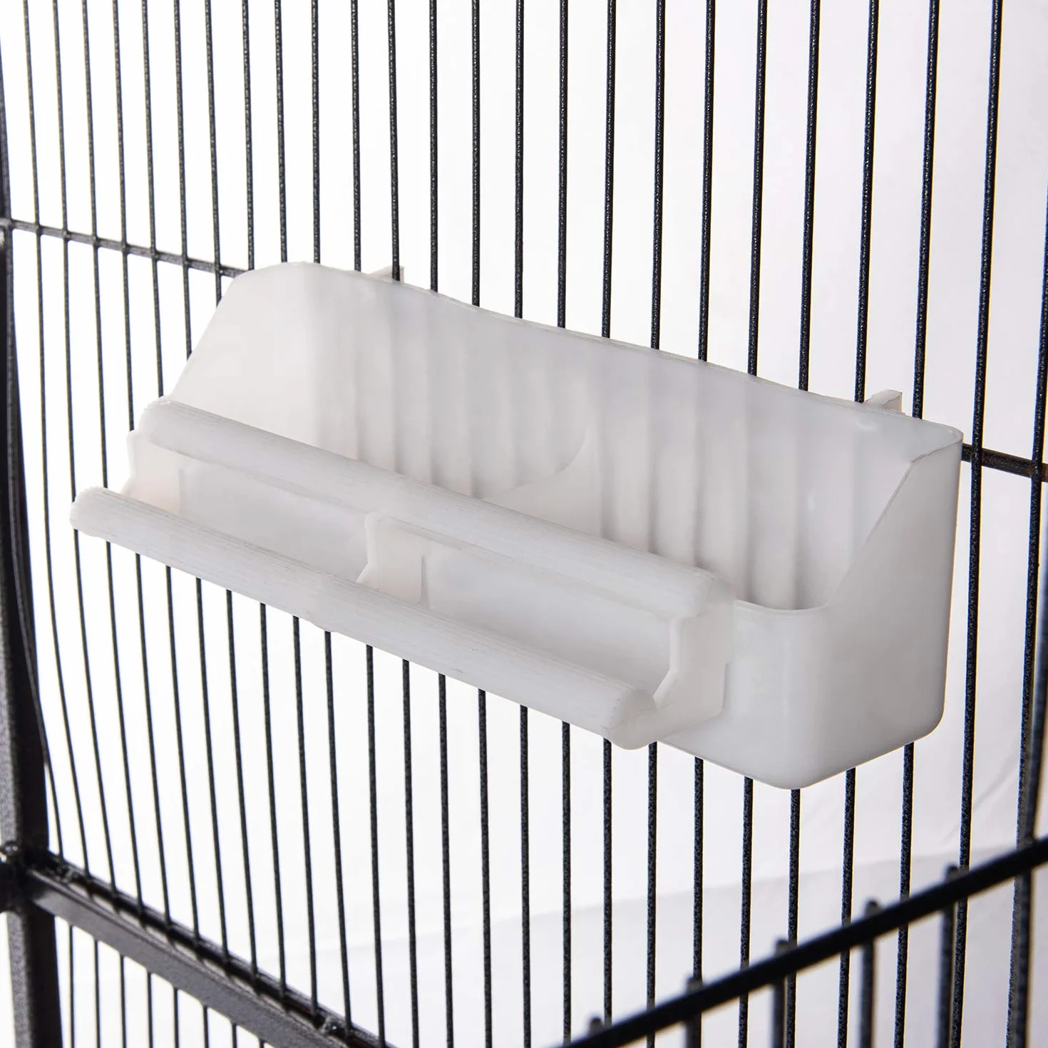 AQPET Pajarera Completa para Aves Canarios, con Techo, 162 x 52 x 52 cm