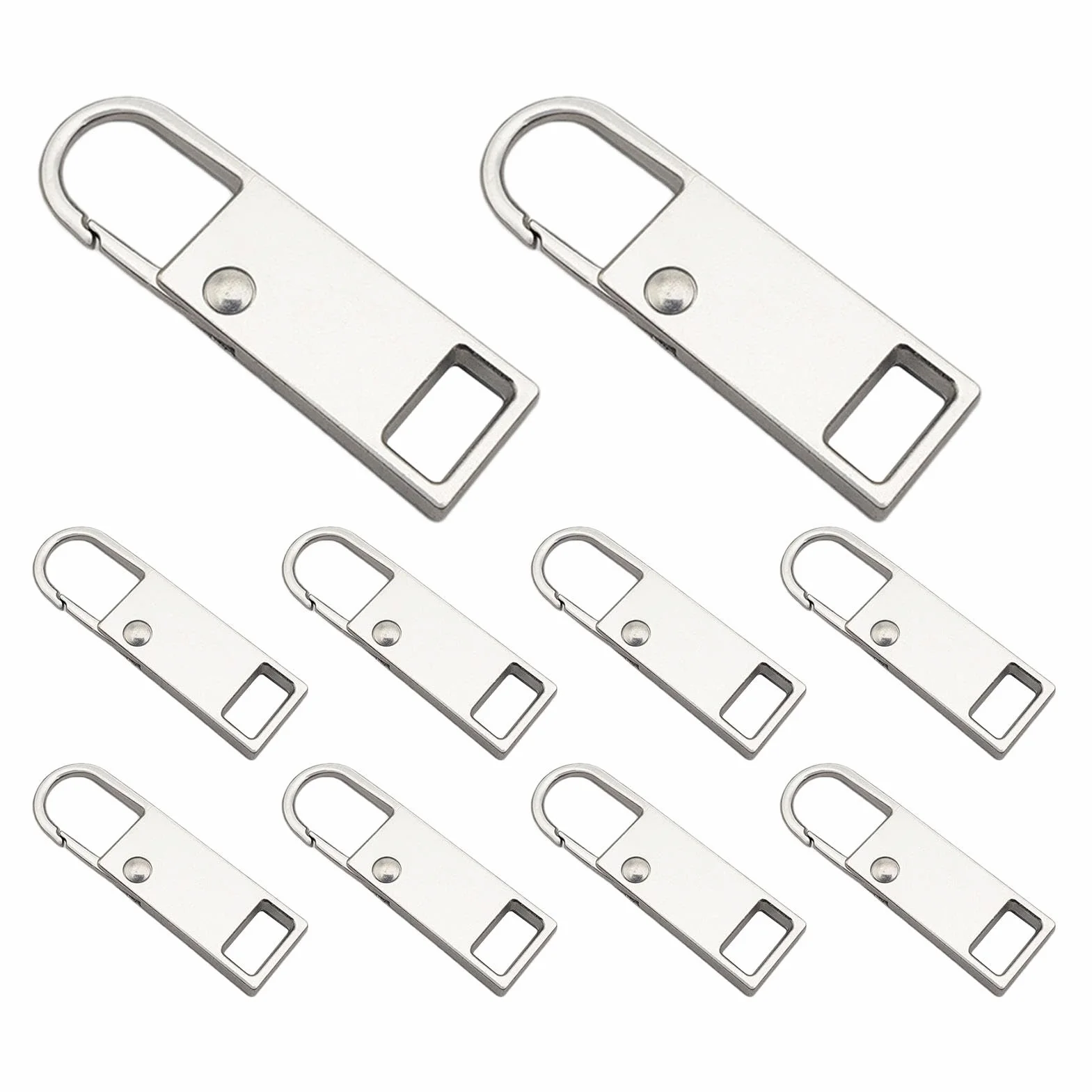Tirador De Cremallera De Ropa Desmontable, Reemplazo Para Chaqueta, 10 Uds. Accesorios con Hebilla Desmontable