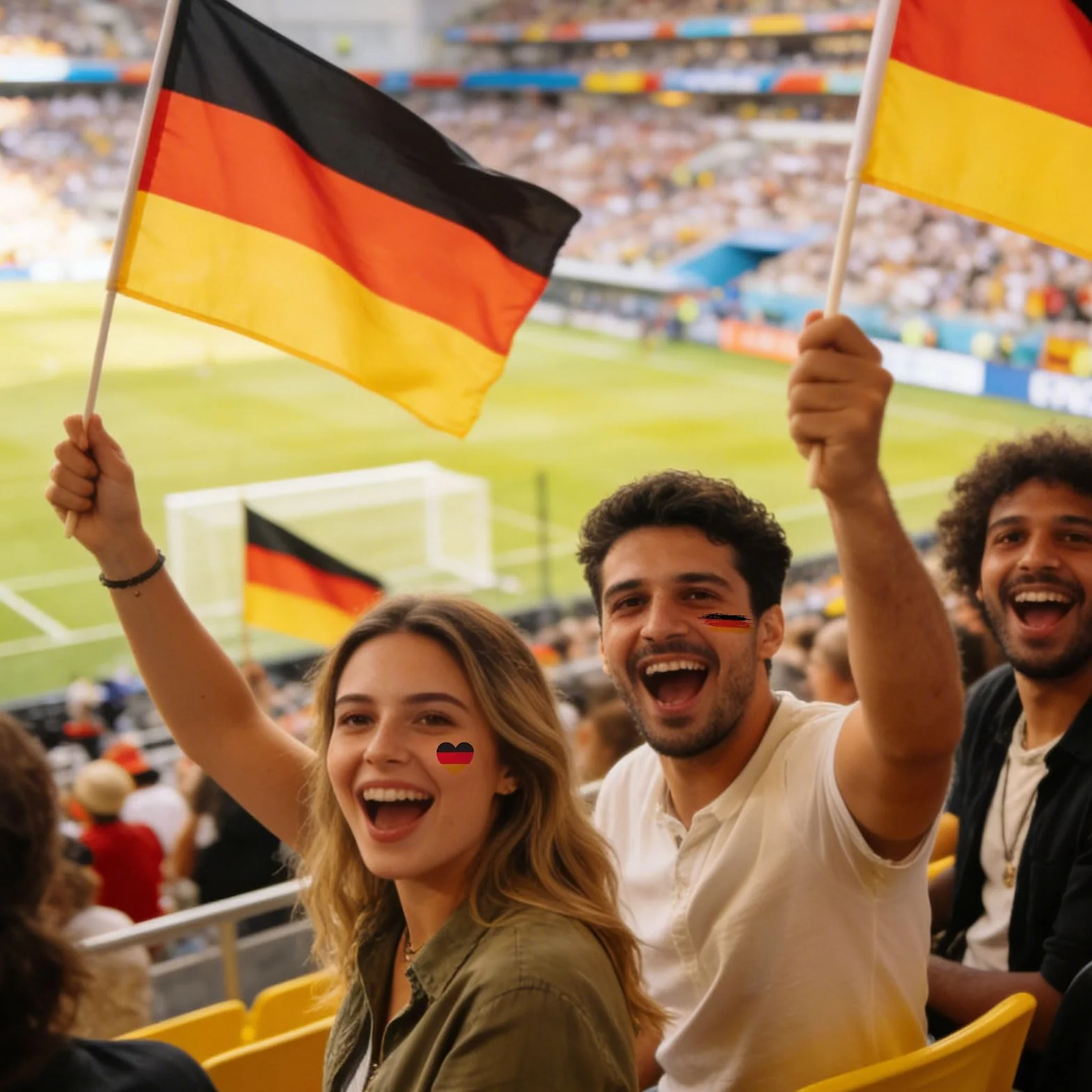 Pegatinas de Alemania 30 Piezas para Casco Fútbol 2026 Fan