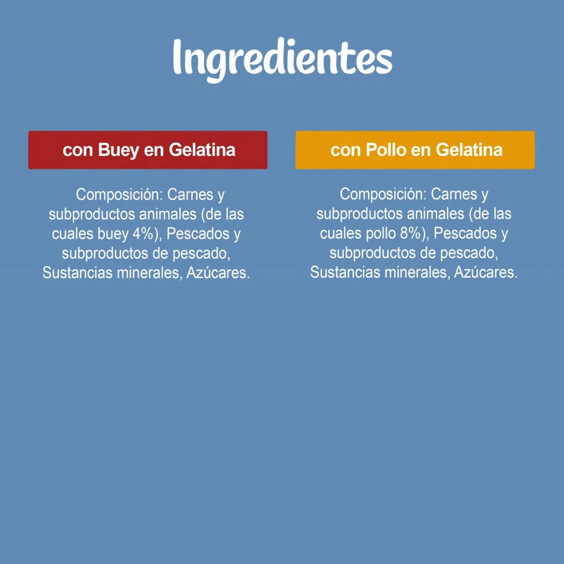 FELIX Original, Comida Húmeda para Gato Adulto, Gelatina, Surtido de Pollo y Buey, 12 Packs de 4 Sobres de 85 g. (48 Sobres)