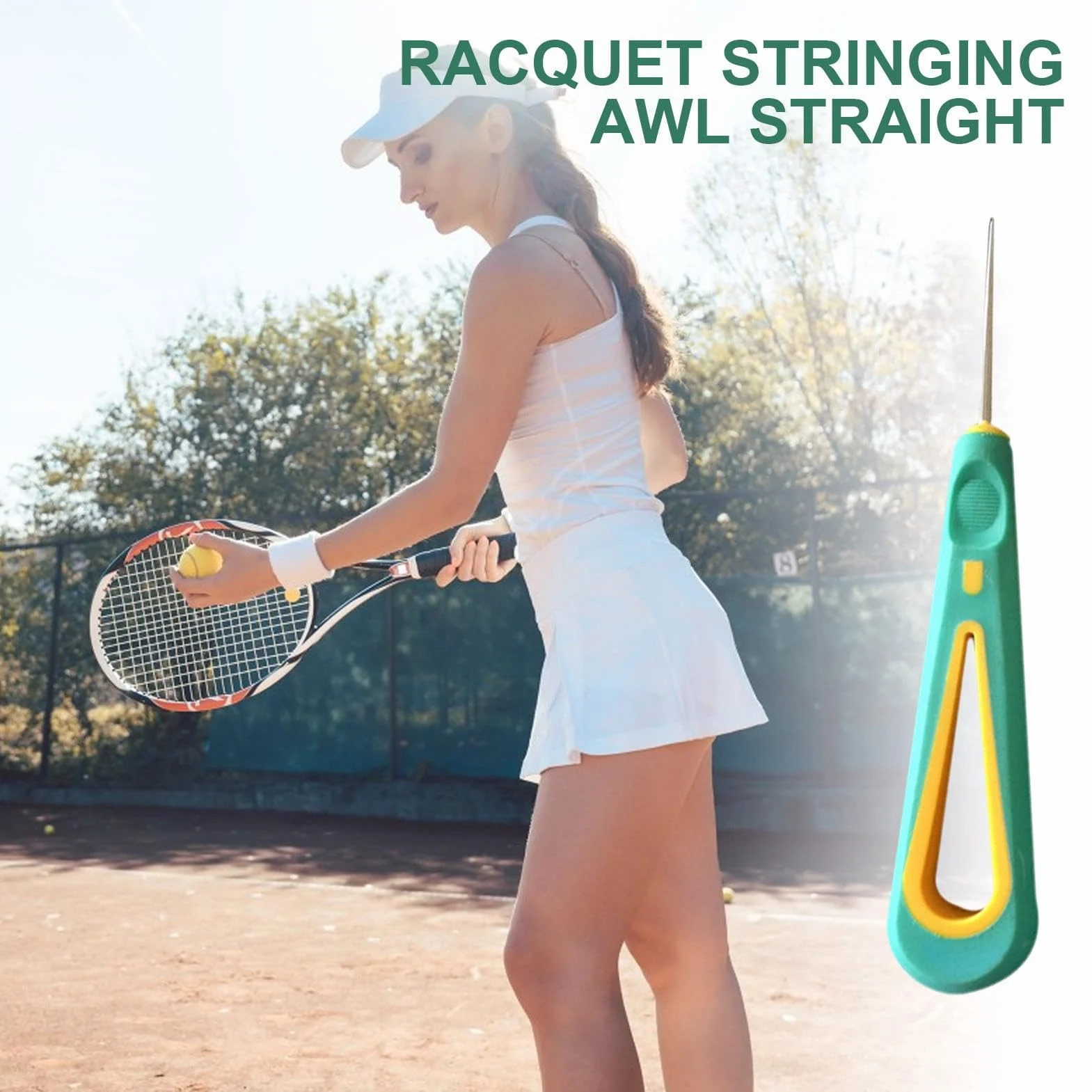 Máquina para encordar raquetas de tenis y bádminton, herramienta portátil de reparación