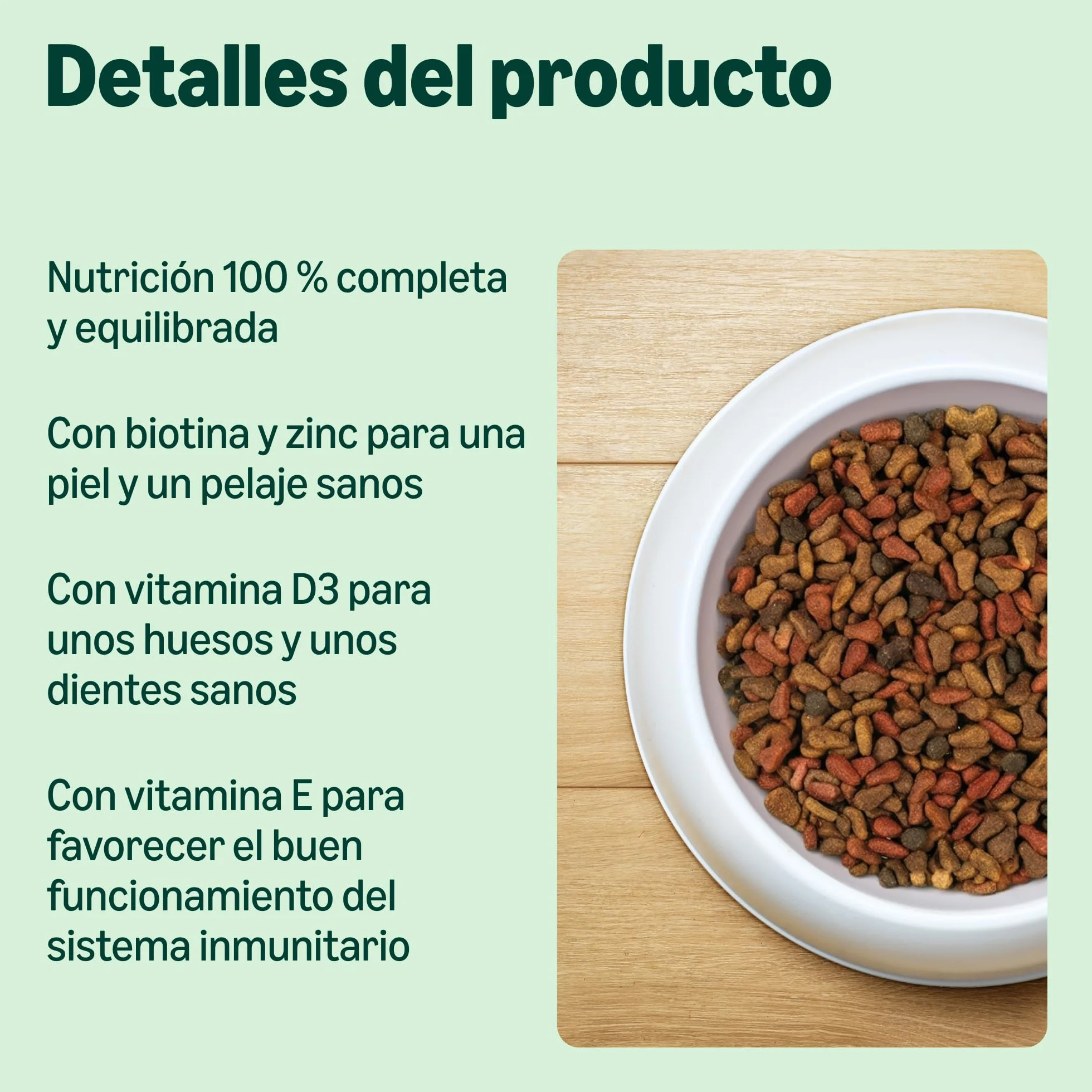 by Amazon - Alimento seco completo para gatos adultos con pollo, pavo y verduras, 1 Pack de 3 kg