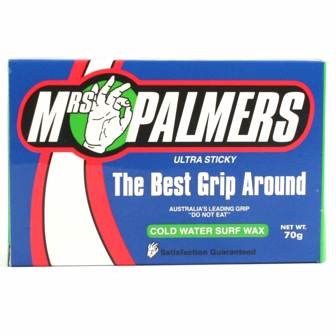 Mrs Palmers Cera para tabla de surf de agua fría, 70 g