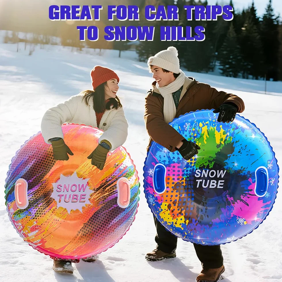 Donut Snowrohr Trineo inflable Juguetes de nieve para adultos Actividad al aire libre
