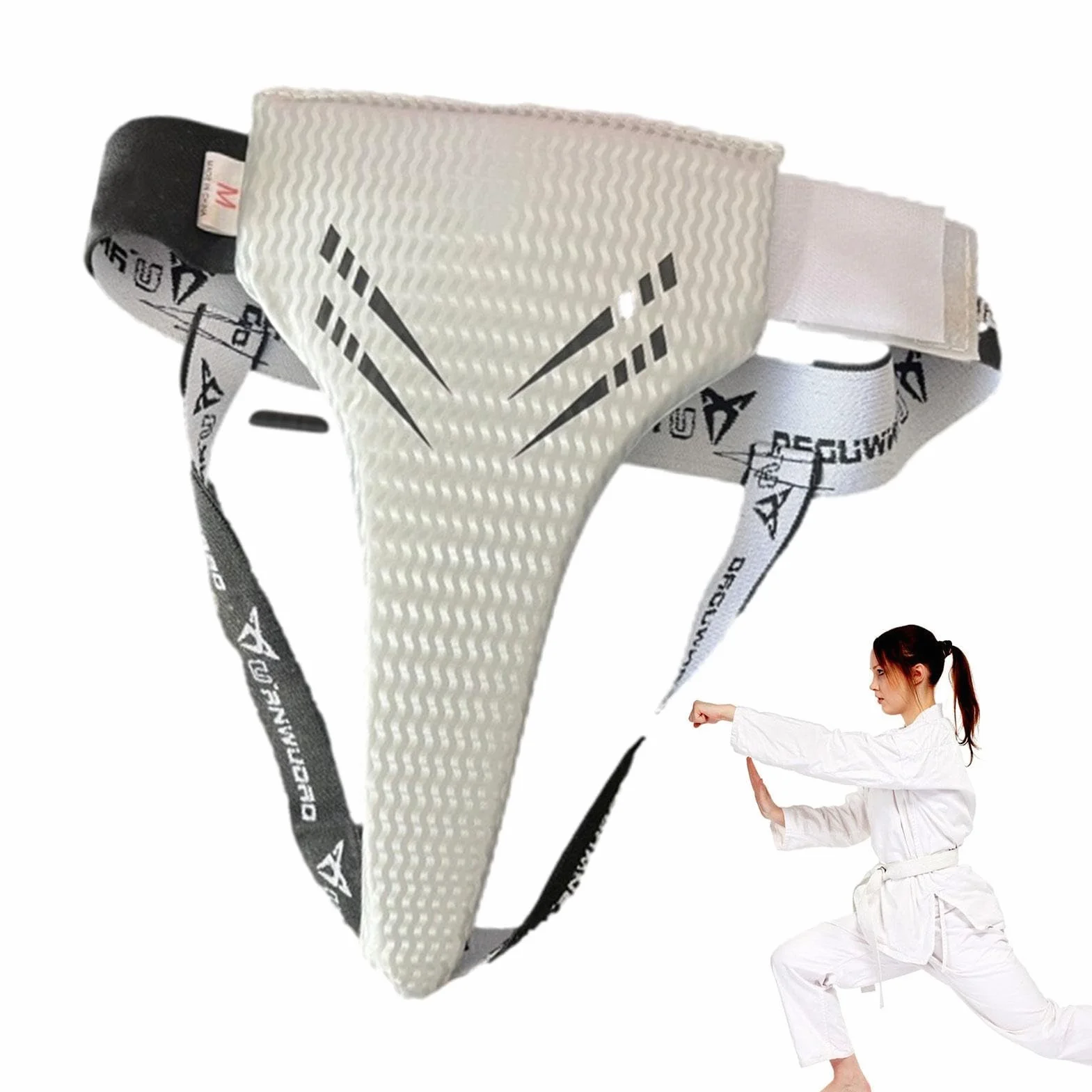 Suspensorio Abdo Protector Inguinal para Boxeo Karate Taekwondo Kickboxing