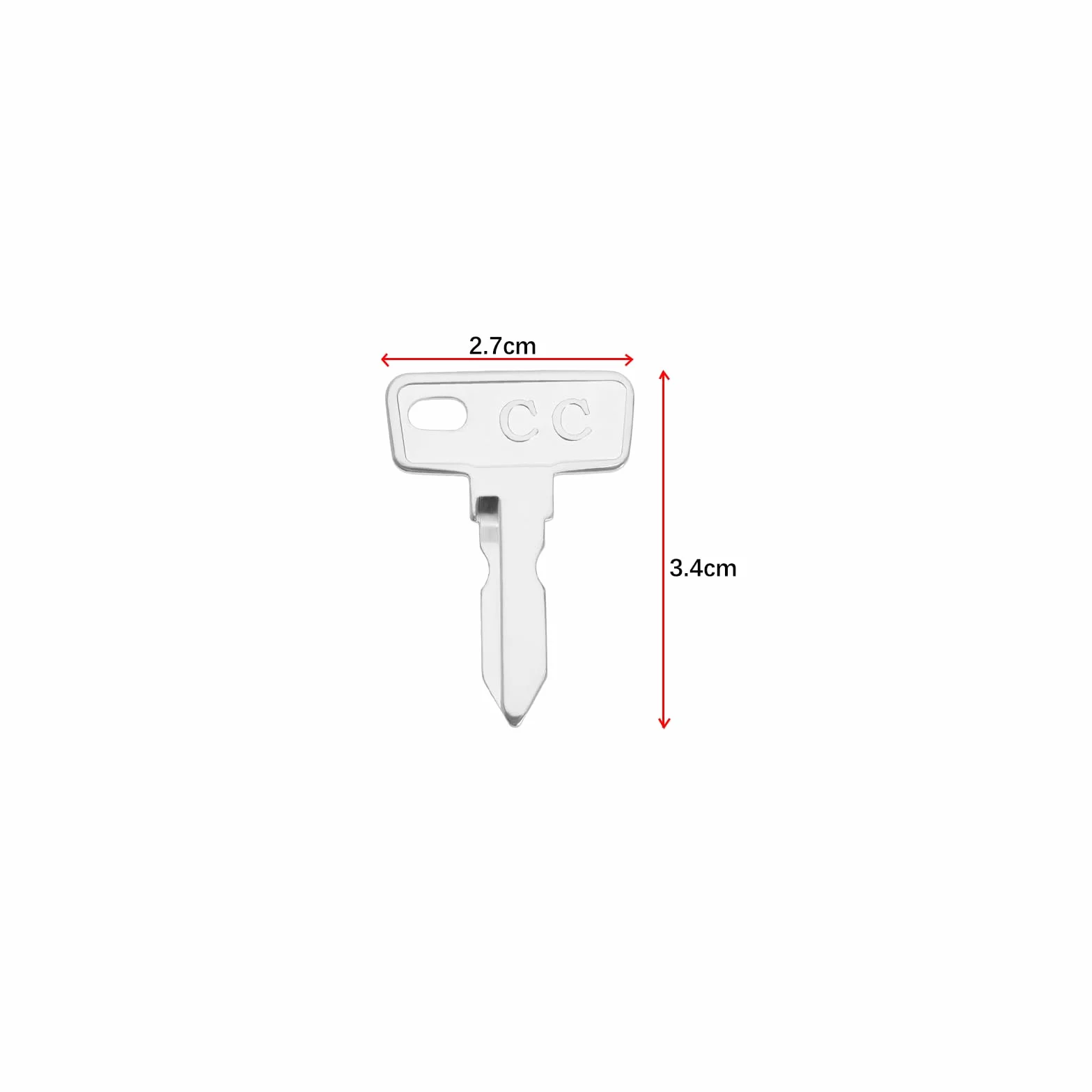 OTOTEC 5 llaves de repuesto para carrito de golf 2,7 x 3,4 cm compatibles Club Car DS Precedent