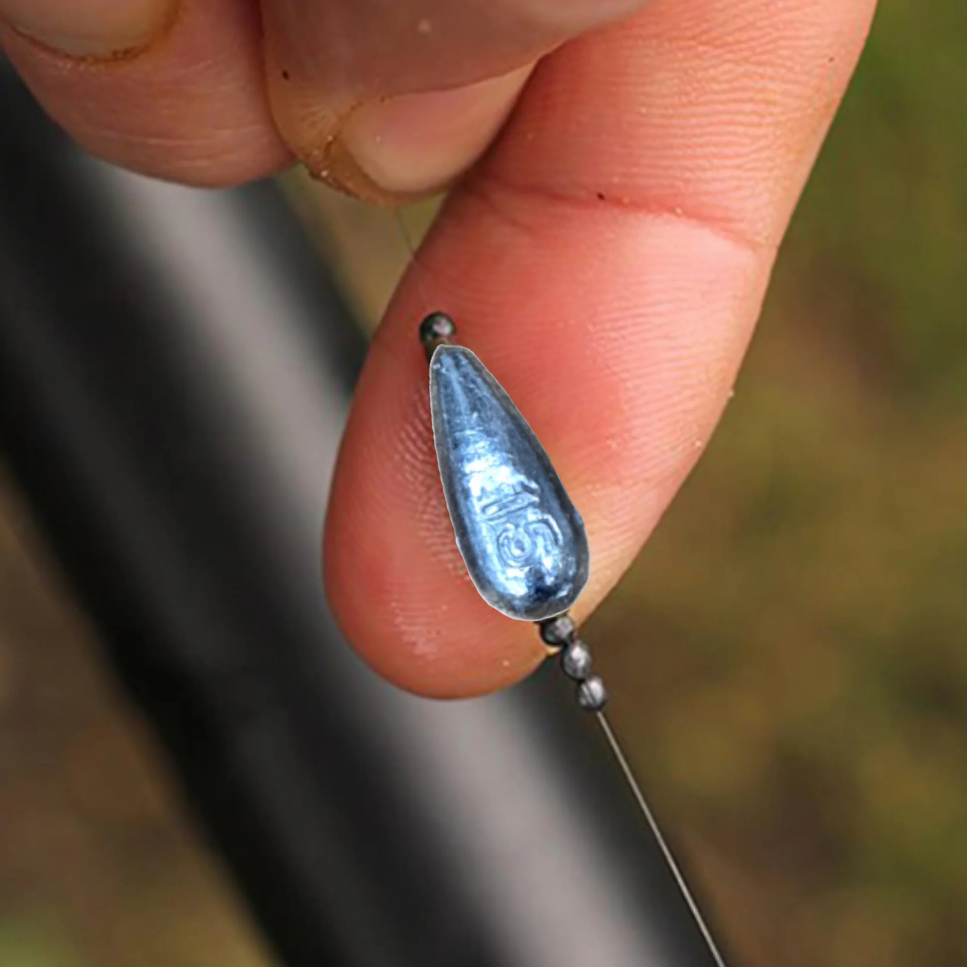 Plomos Pesca 10 x 80g - Inline Pesca Carpa Carpfishing Set Accesorios Fondo