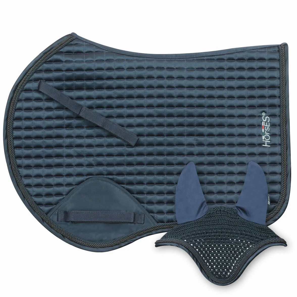 Salto+Gorro Edith, suave y resistente, indispensable para proteger al caballo de traumas y golpes excesivos, sobrios y elegantes