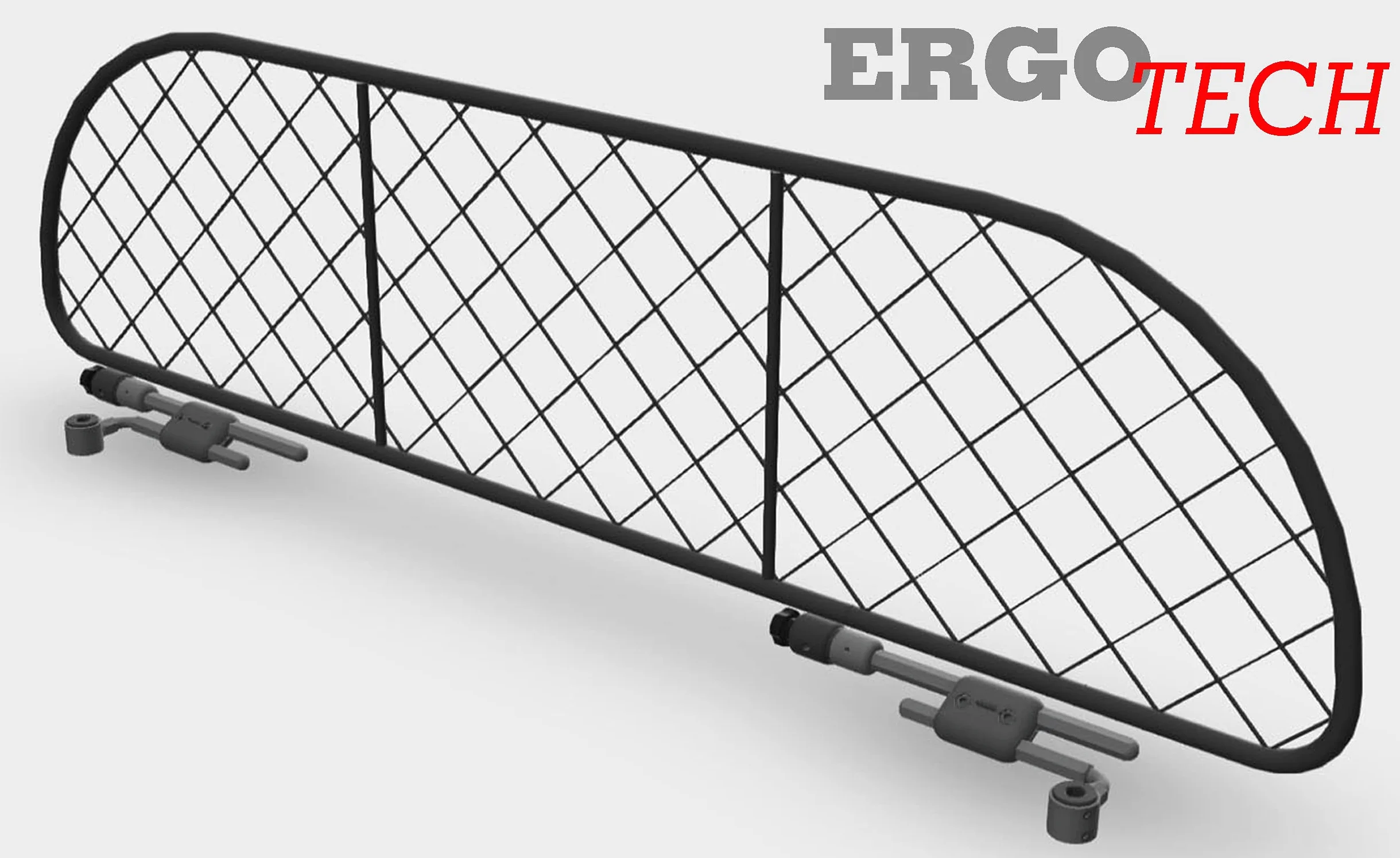 ERGOTECH Rejilla Separador protección para Seat Ateca, RDA65-S8, para Perros y Maletas