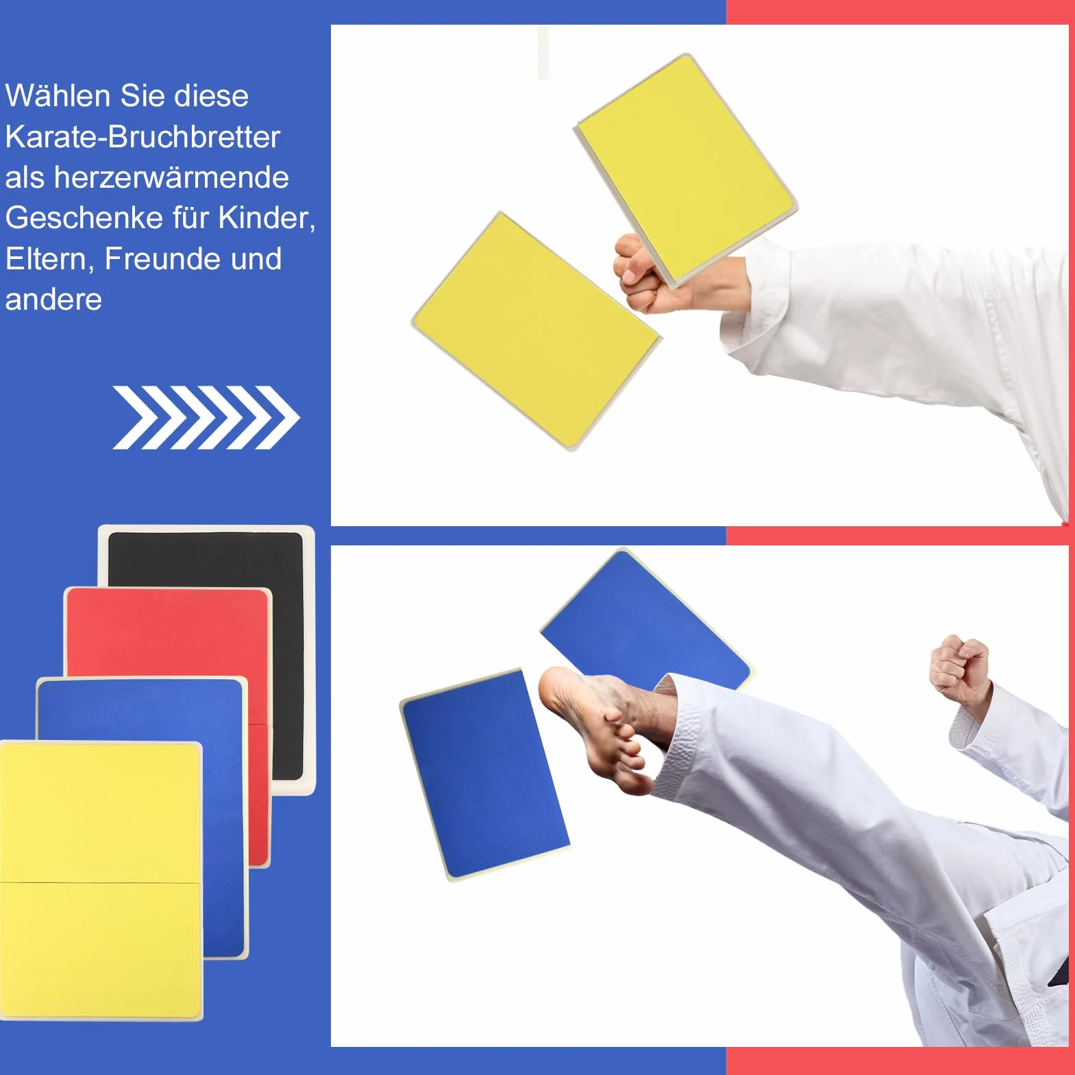 Tabla de romper ABS reutilizable para Taekwondo, artes marciales, entrenamiento y práctica