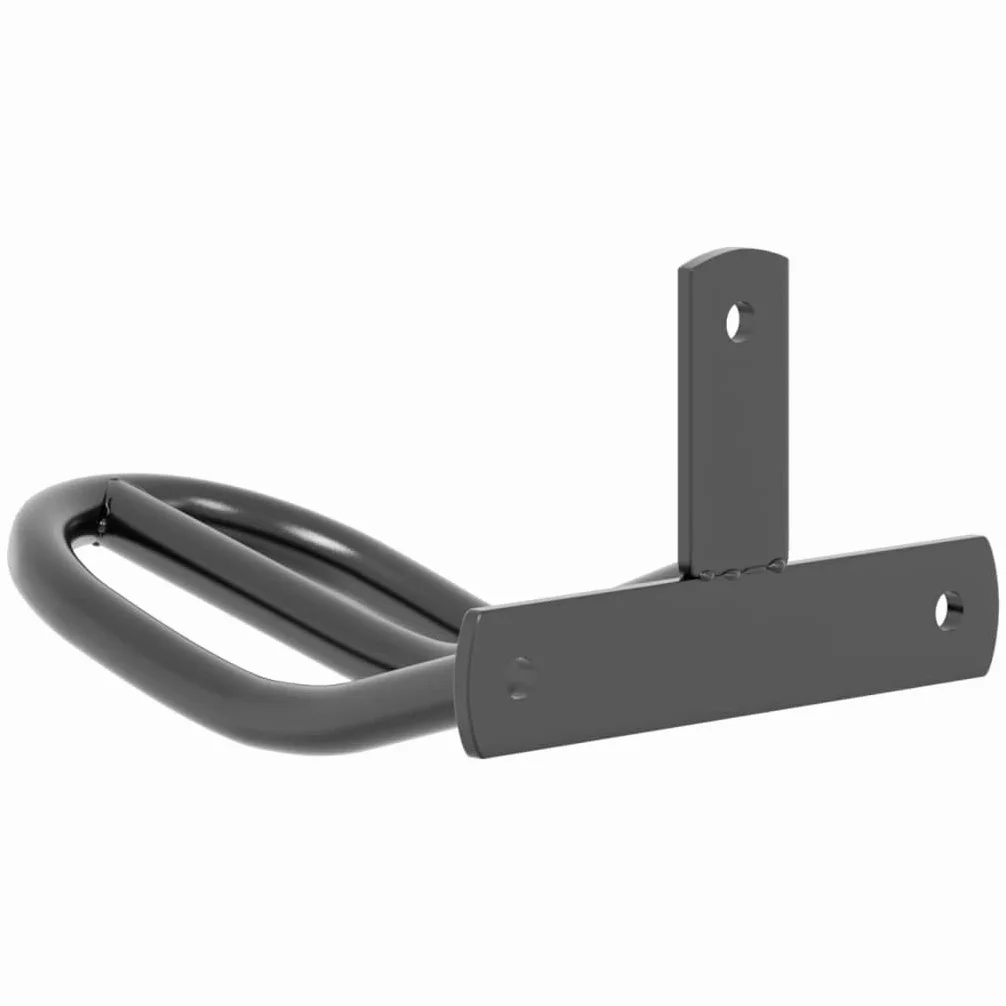 Mangloder - Soporte de pared para trenzas, hierro negro, 13 x 13 x 7,5 cm, para establo, almacenamiento, cuidado, fijación, protección y organización de riendas, trense, cabestro, correa, accesorios