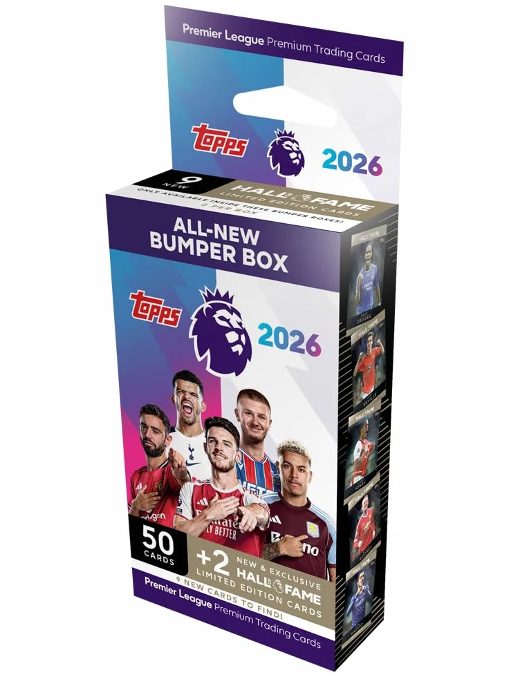 Topps Premier League 2026 Caja de parachoques